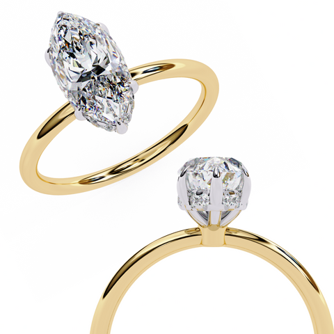 The Nova Grace Marquise Cut Ring