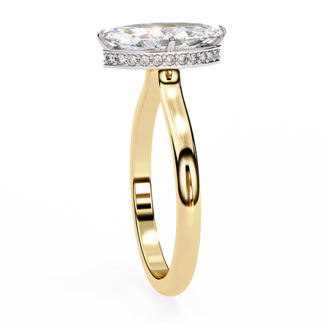 The Celestial Spear Marquise Cut Ring