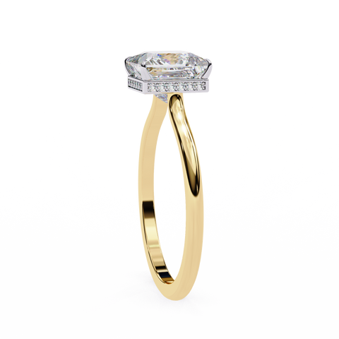 The Ethereal Prism Princess Cut Ring