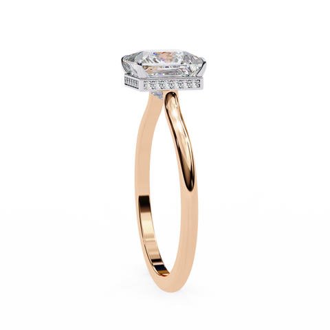 The Ethereal Prism Princess Cut Ring