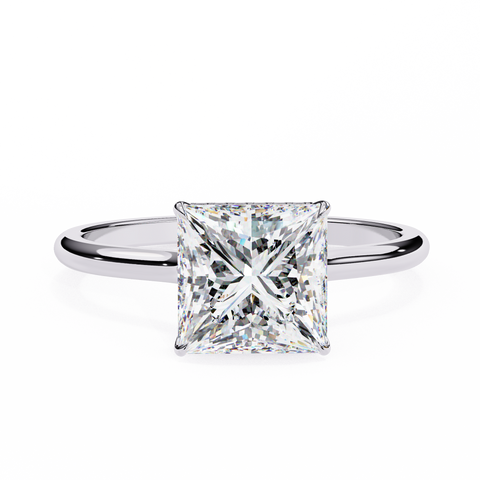 The Ethereal Prism Princess Cut Ring