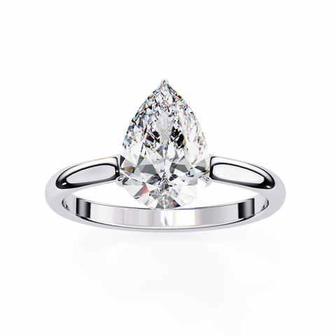The Celest Marque Pear Cut Ring
