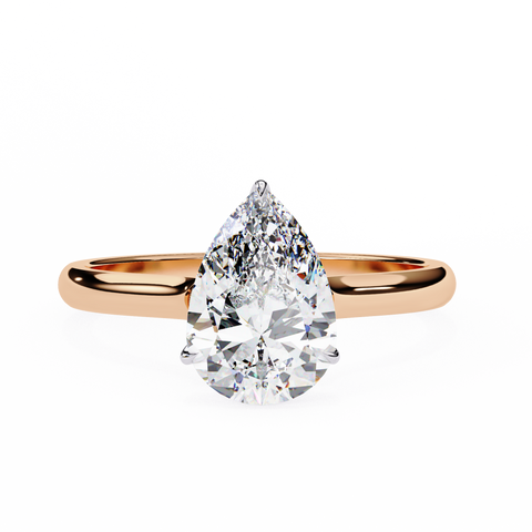 The Celest Marque Pear Cut Ring