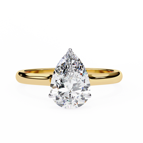The Celest Marque Pear Cut Ring