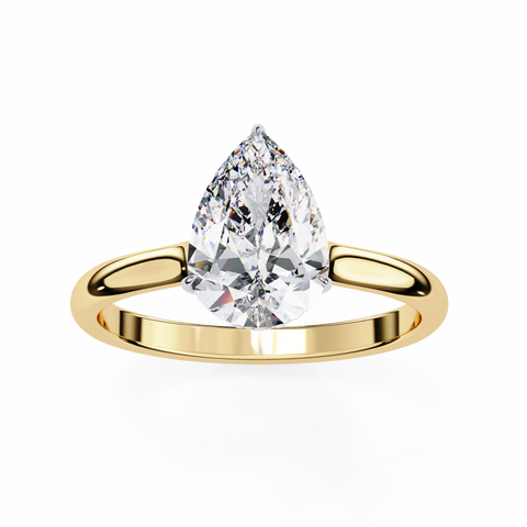 The Celest Marque Pear Cut Ring