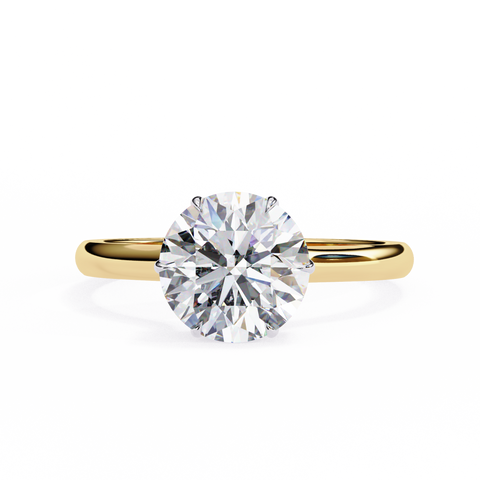 Regalia Bloom Round Cut Ring