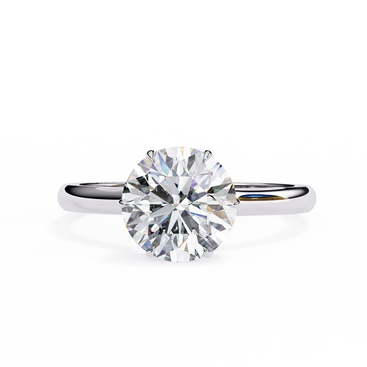 Regalia Bloom Round Cut Ring