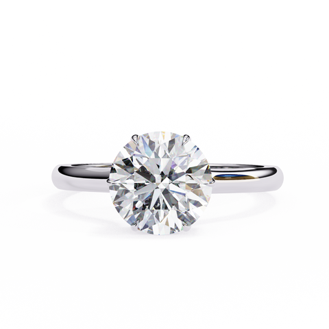 Regalia Bloom Round Cut Ring