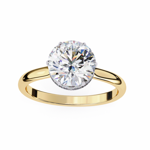 Regalia Bloom Round Cut Ring