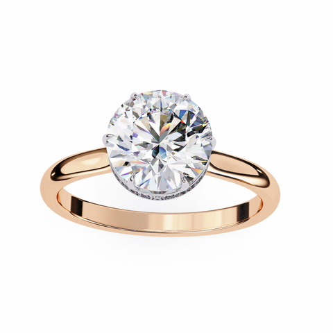 Regalia Bloom Round Cut Ring