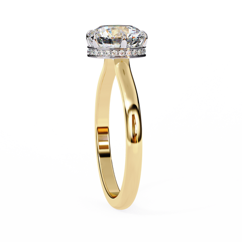 Regalia Bloom Round Cut Ring