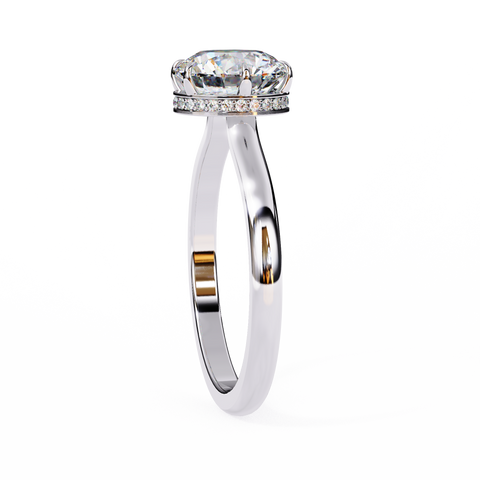 Regalia Bloom Round Cut Ring
