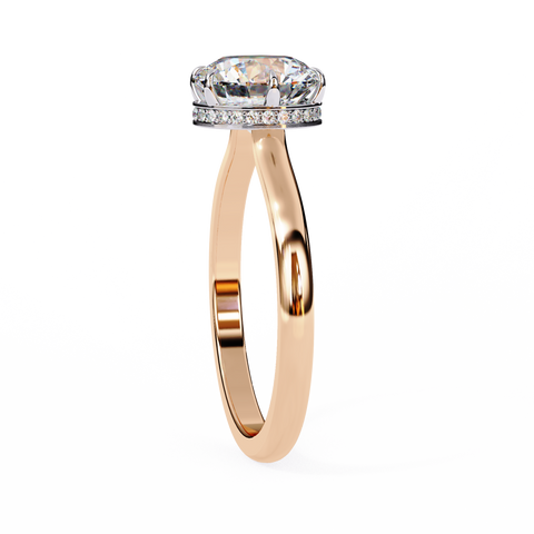 Regalia Bloom Round Cut Ring