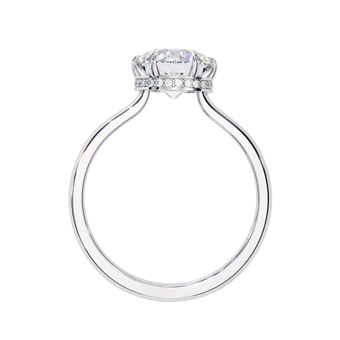 Regalia Bloom Round Cut Ring