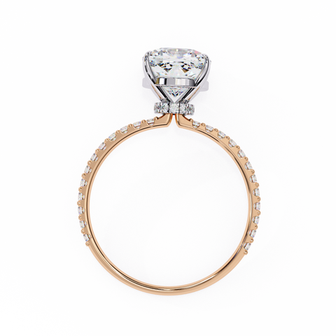 The Vetra Glint Cushion Cut Ring
