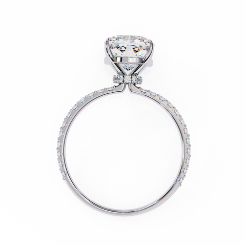 The Vetra Glint Cushion Cut Ring