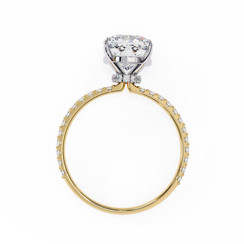 The Vetra Glint Cushion Cut Ring