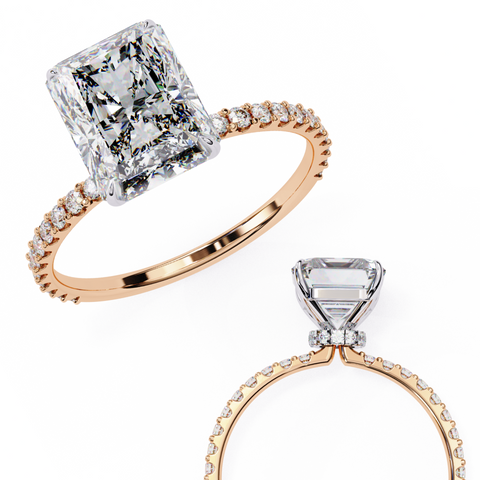 The Sylva Bloom Radiant Cut Ring