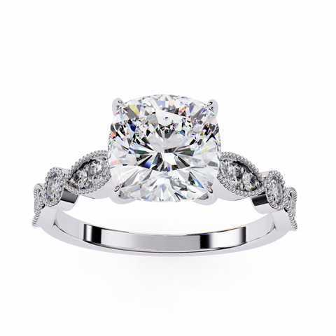 The Radiance Marquise Cushion Ring