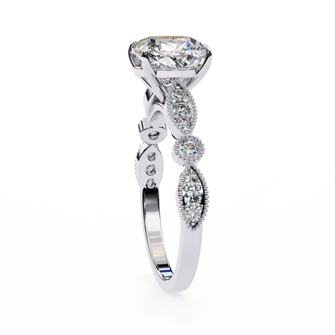 The Radiance Marquise Cushion Ring