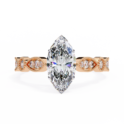 The Ethereal Solace Marquise Cut Ring