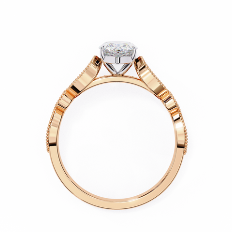 The Ethereal Solace Marquise Cut Ring