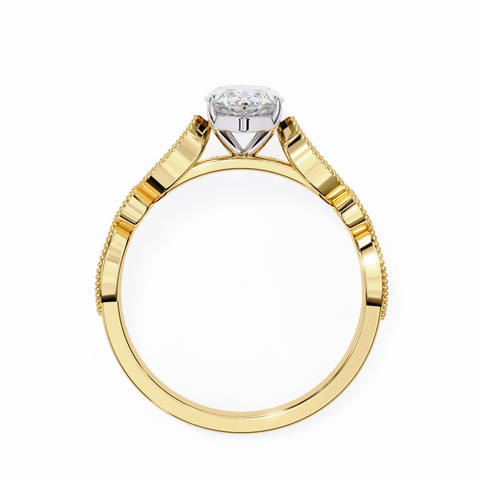 The Ethereal Solace Marquise Cut Ring