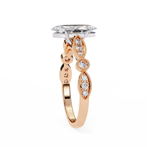 The Ethereal Solace Marquise Cut Ring